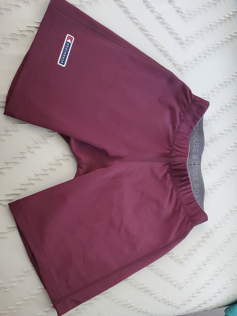BOATHOUSE Performance Maroon Active Shorts